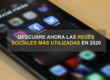 redes sociales más utilizadas 2020